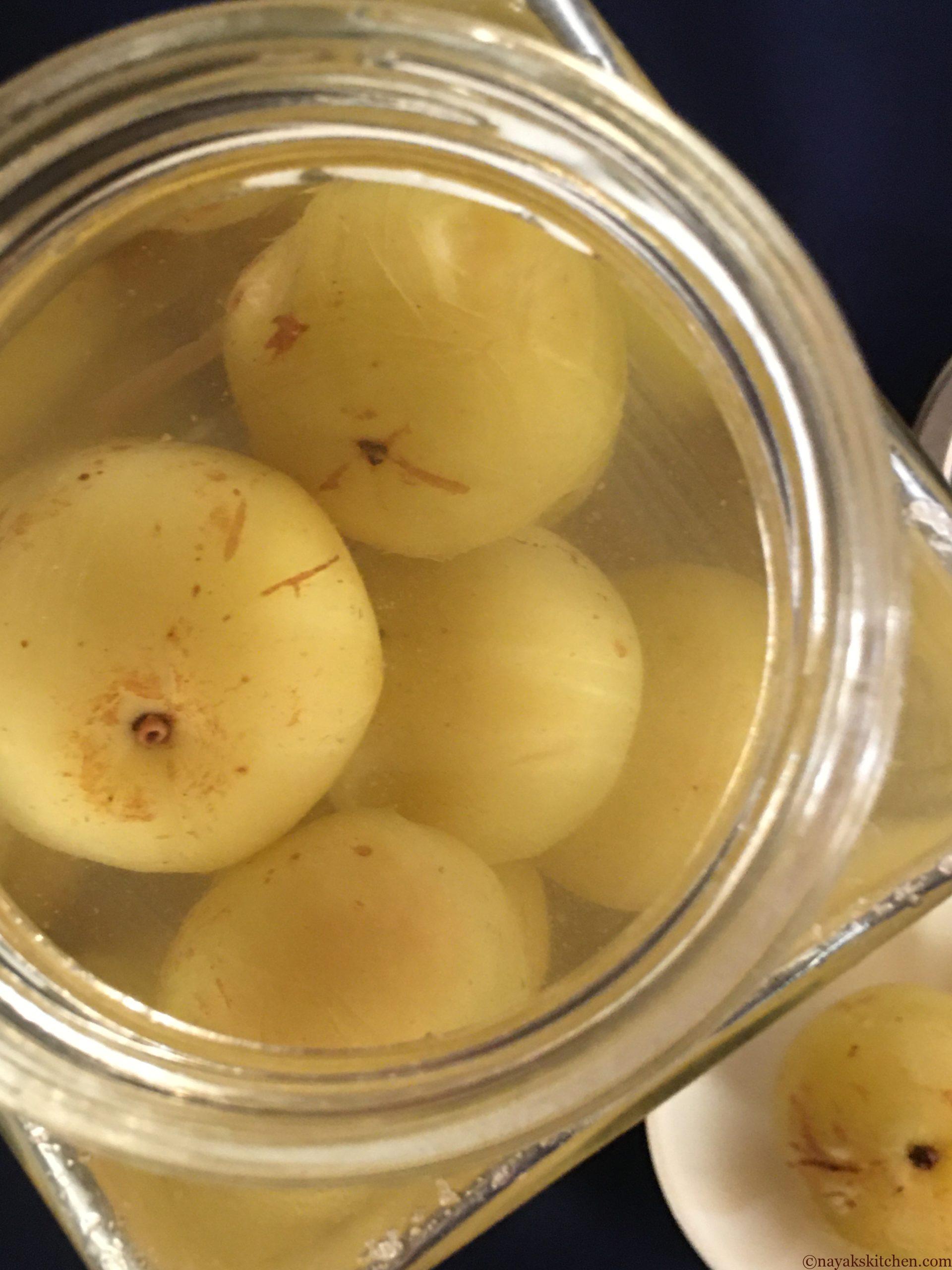 Amlas in a glass bottle