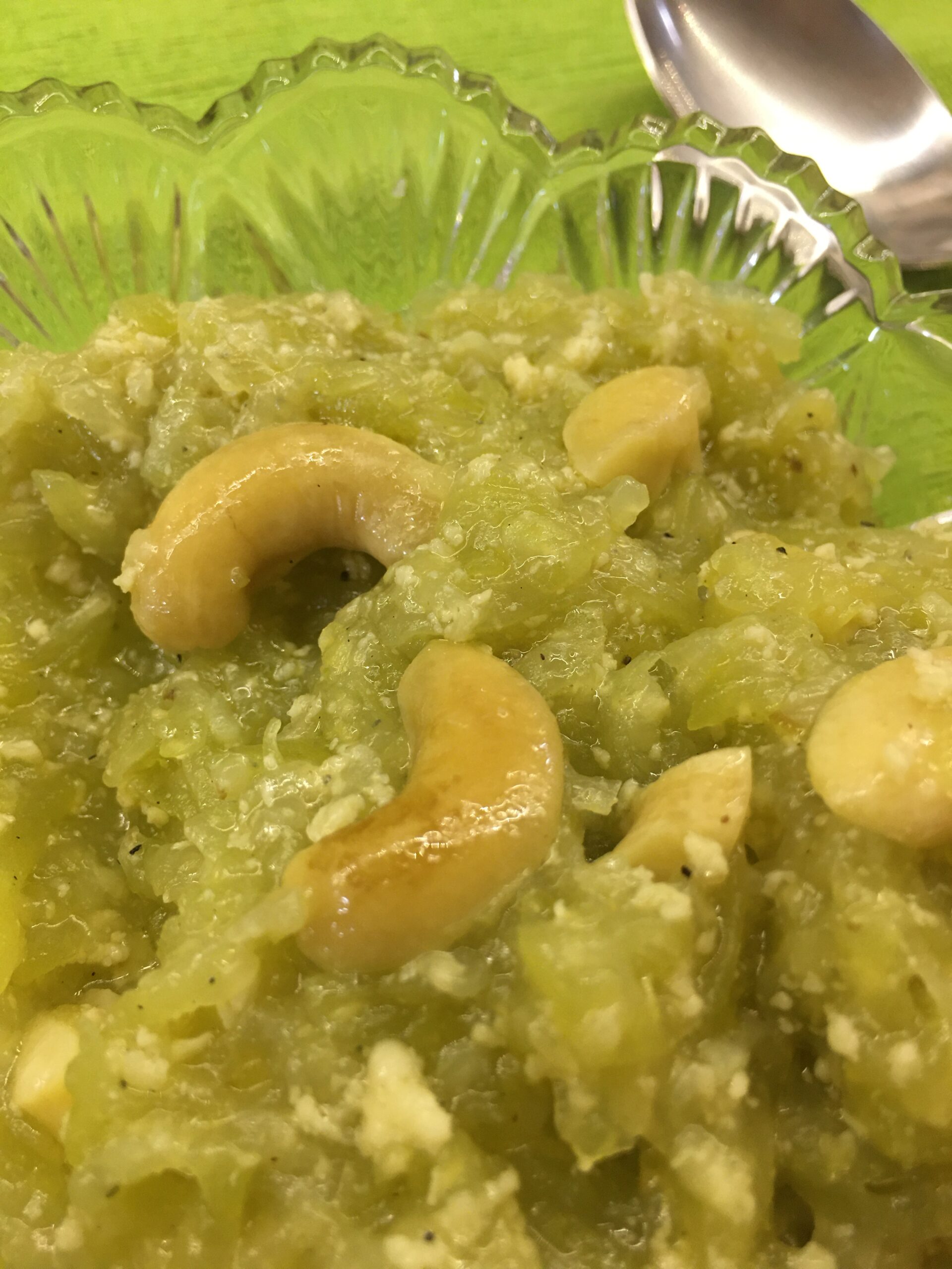 Close up pic of dudhi halwa