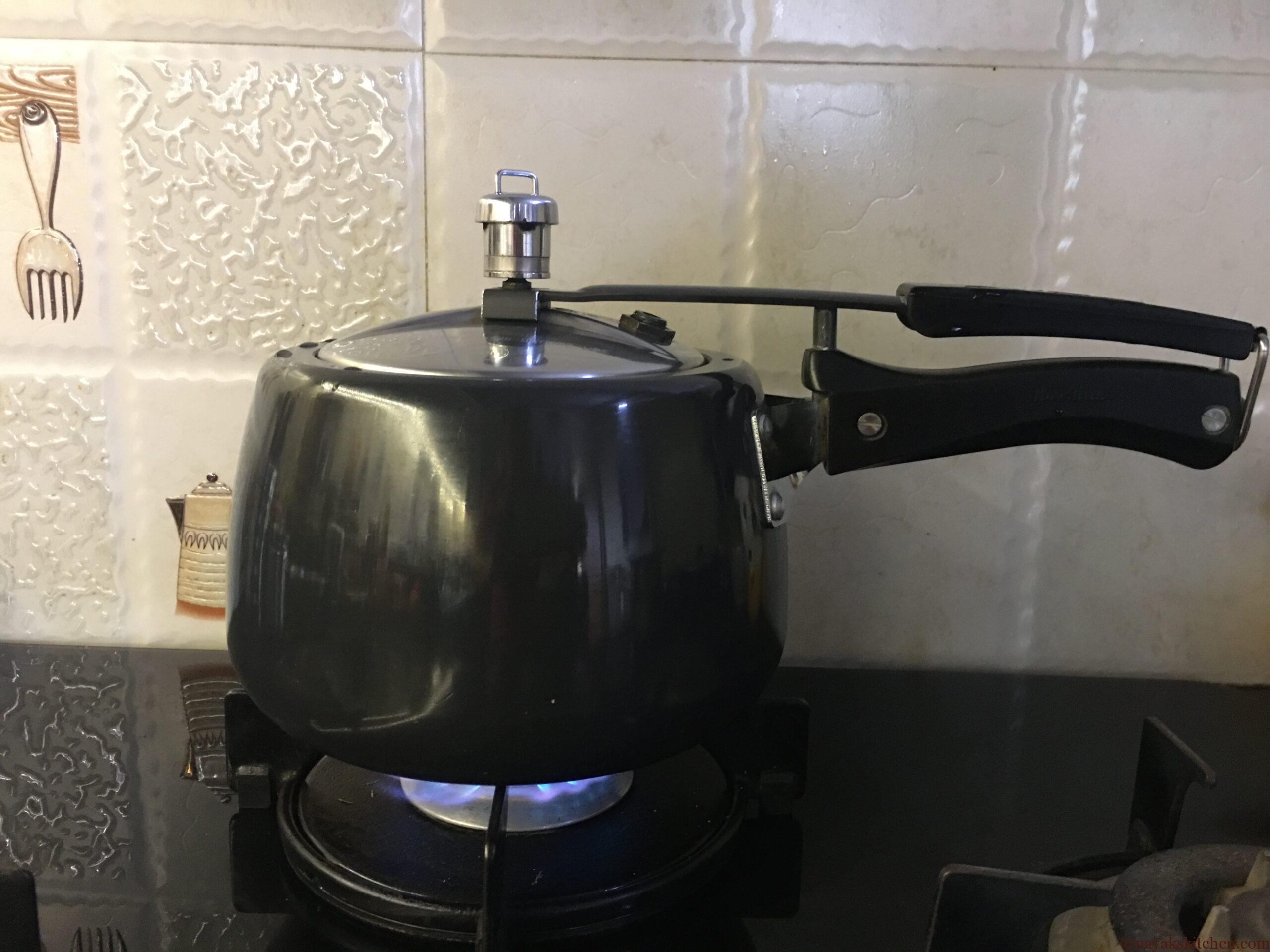 Cooking masoor in a pressure cooker