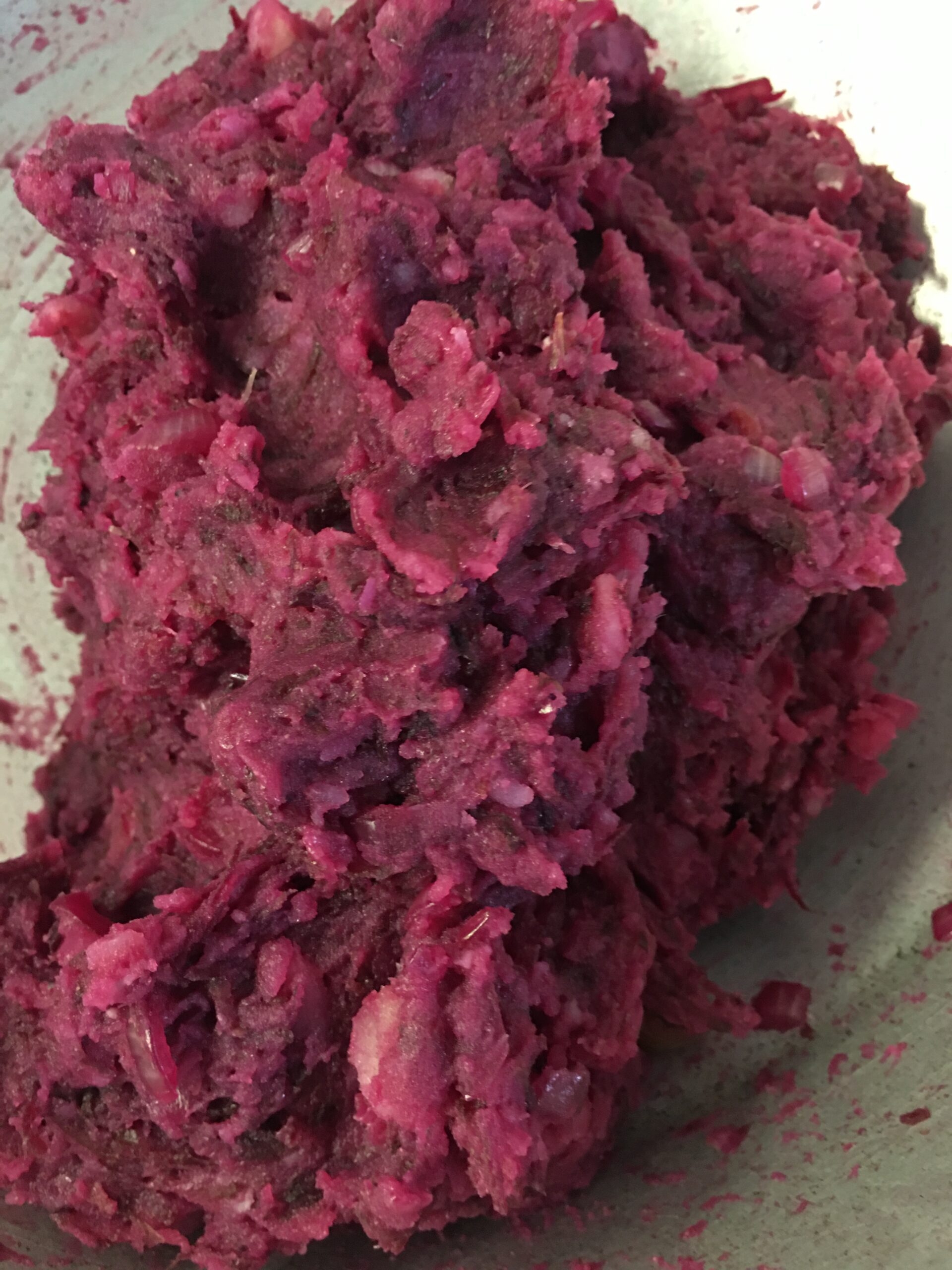 Potato-Beetroot mixture