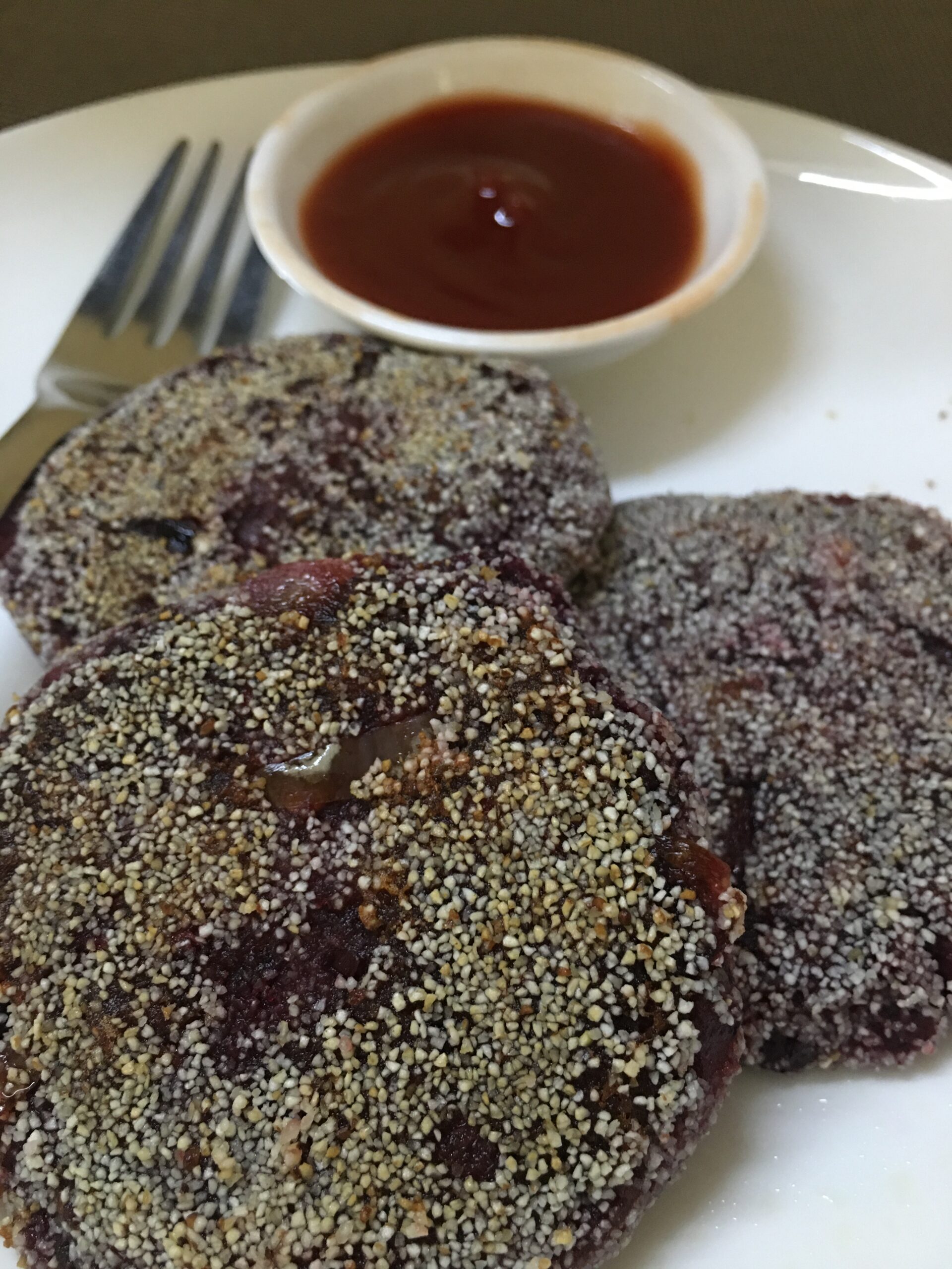 Yummy beetroot cutlets