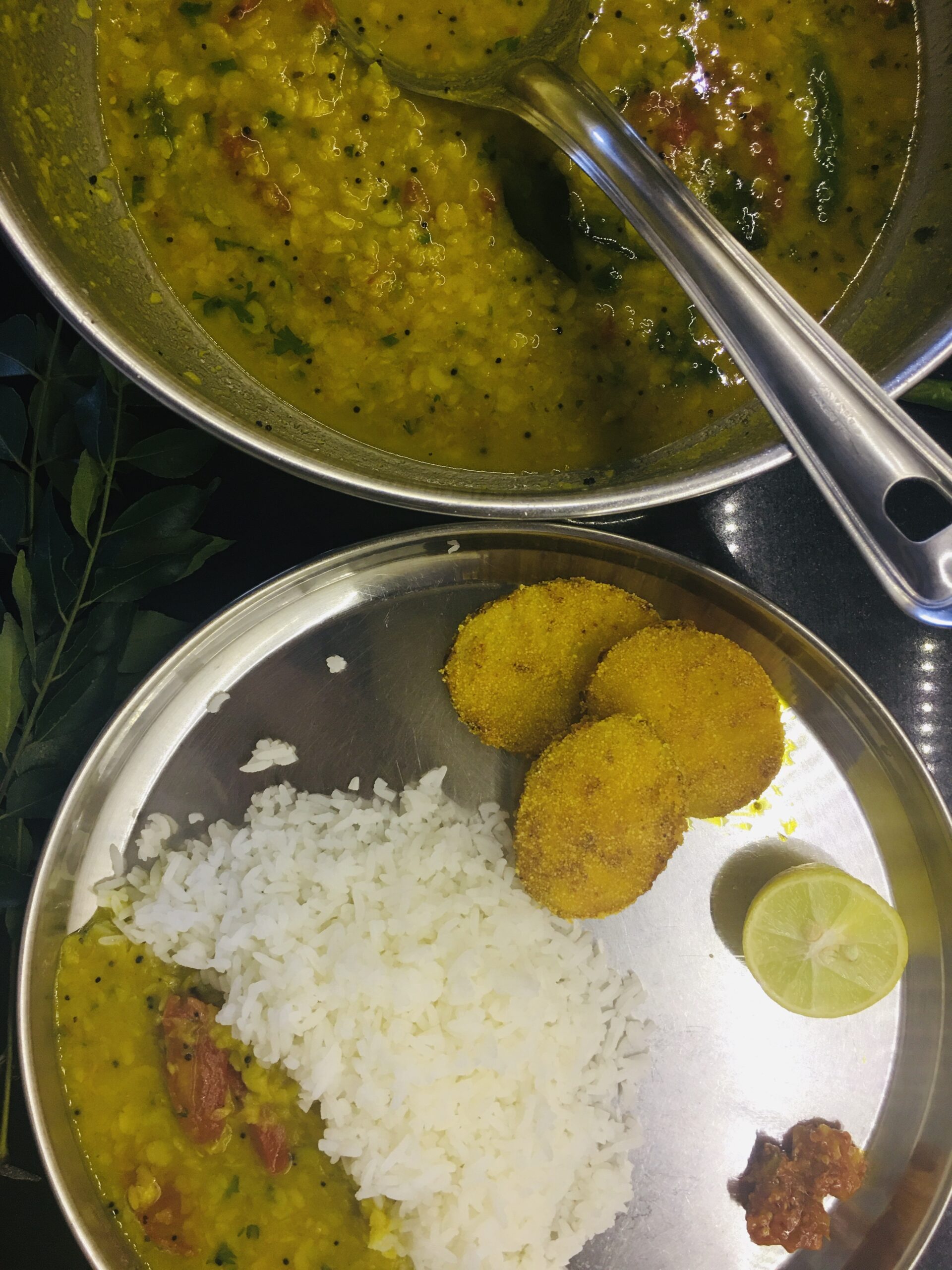 Dal-Rice Thali