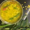 Dal served in a bowl