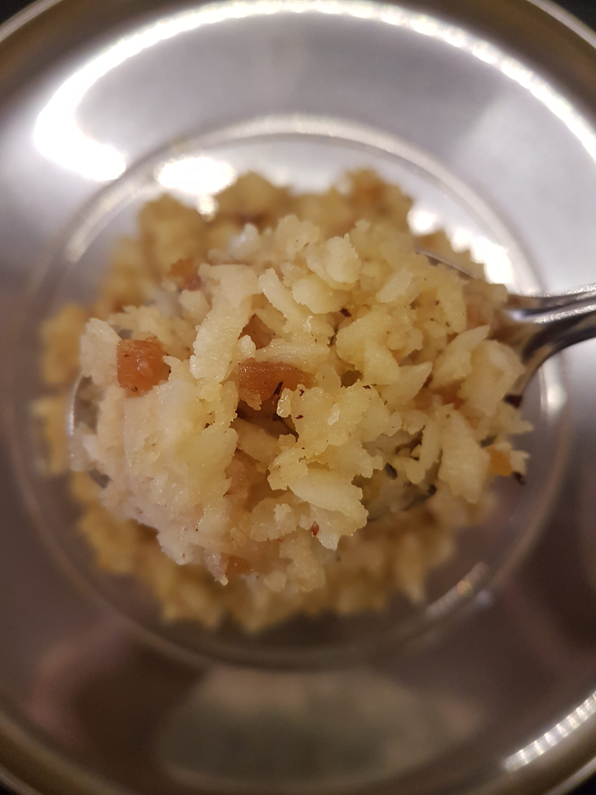 Sweet poha/ God fov closeup image