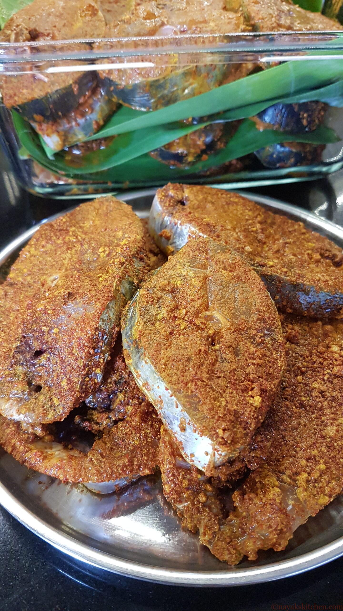 Masala coated fish