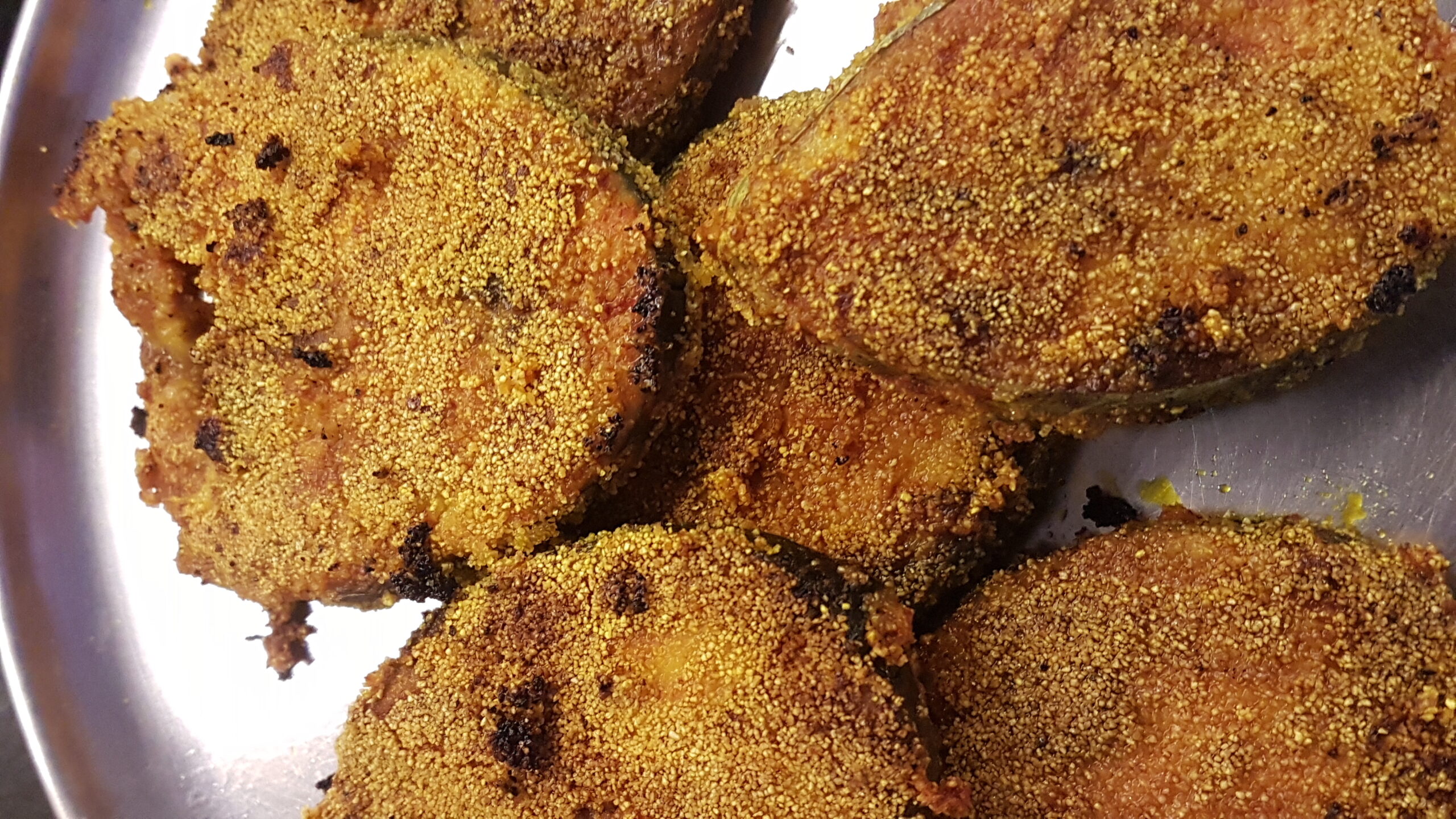 Fried kingfish