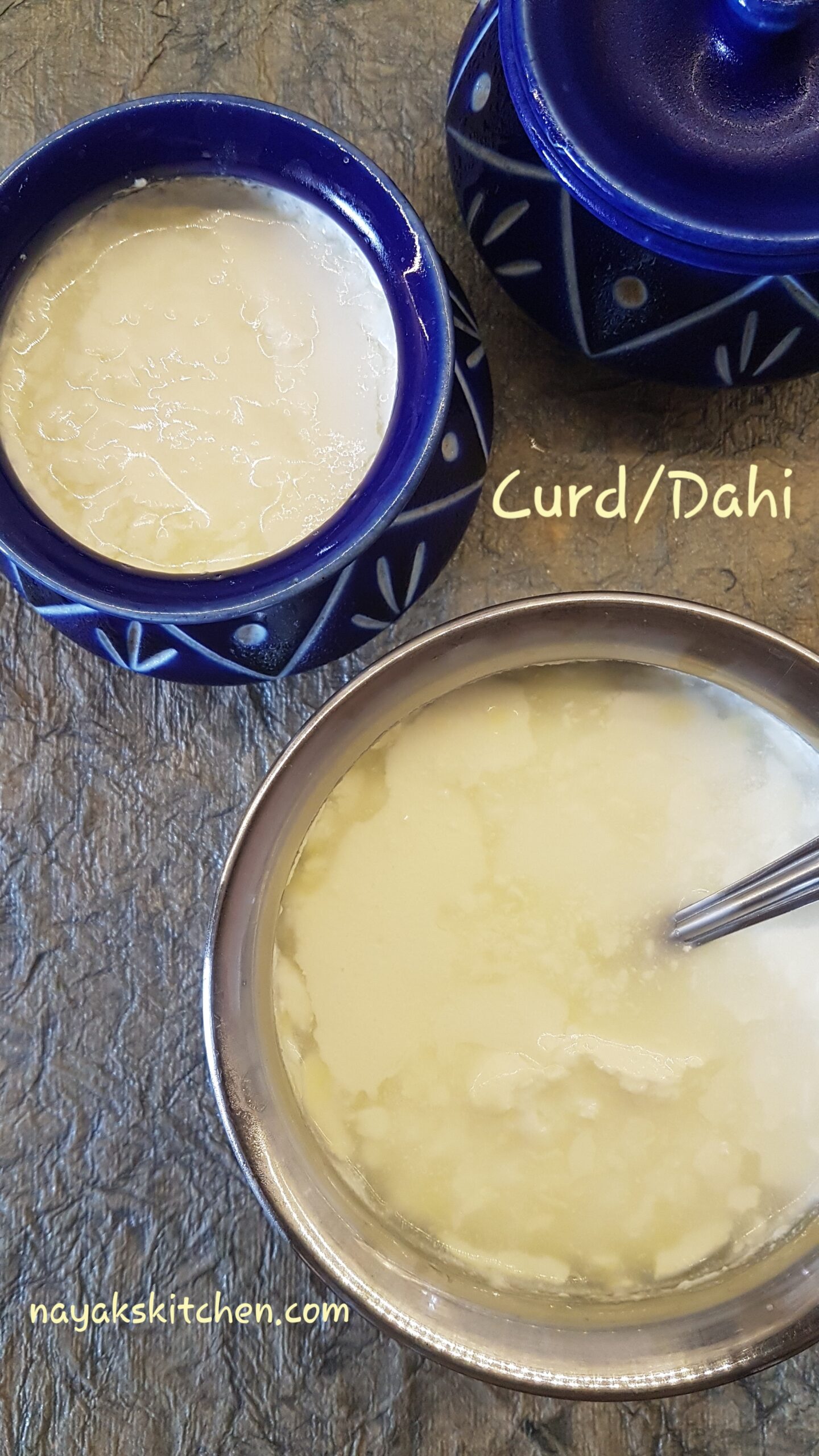 Homemade curd
