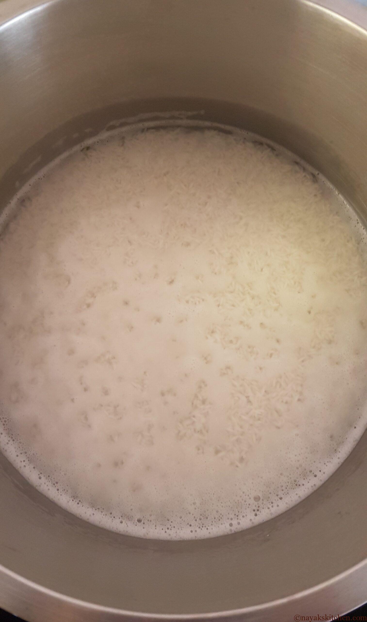Cooking rice