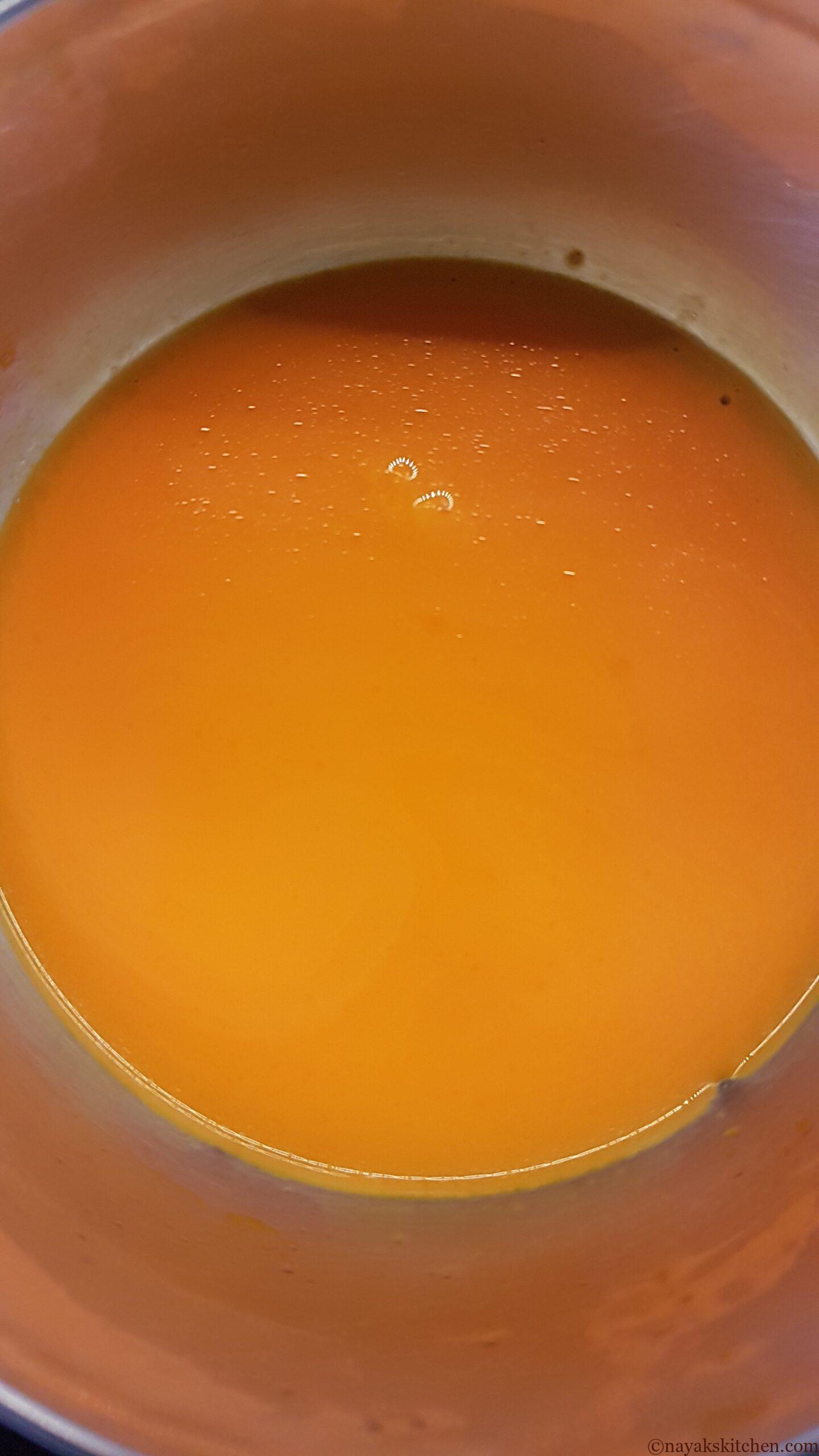 Food colour solution ready