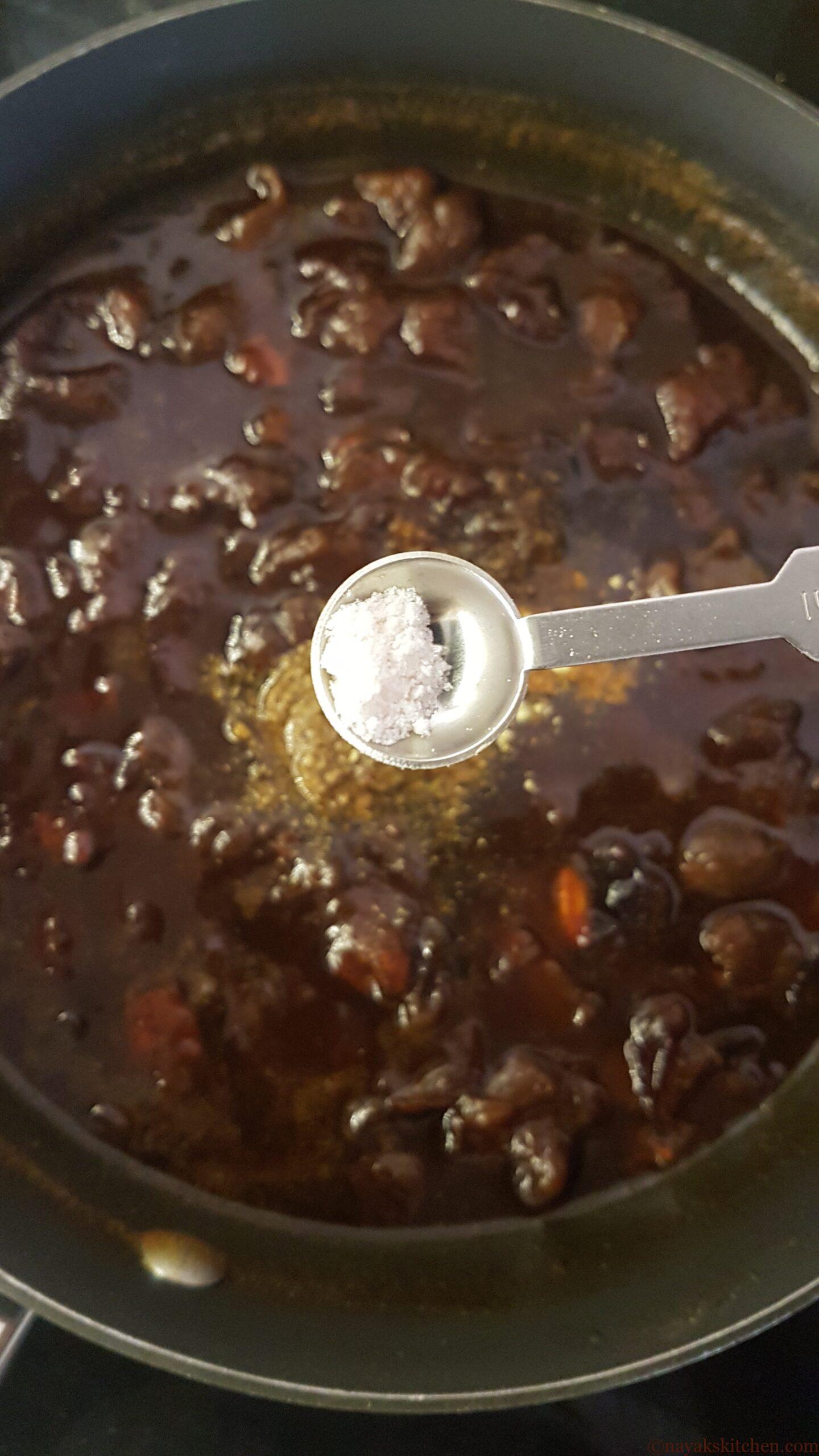 Adding salt