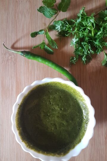 Coriander-mint chutney