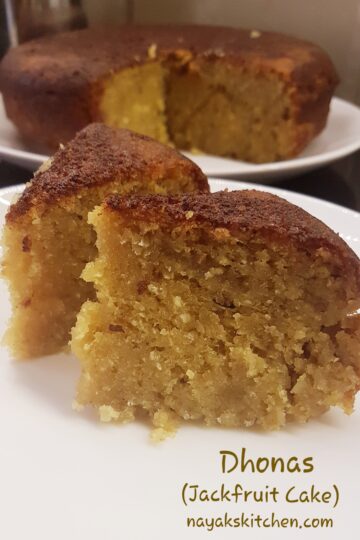 Jackfruit cake/Dhonas/Pansachi Bhakri