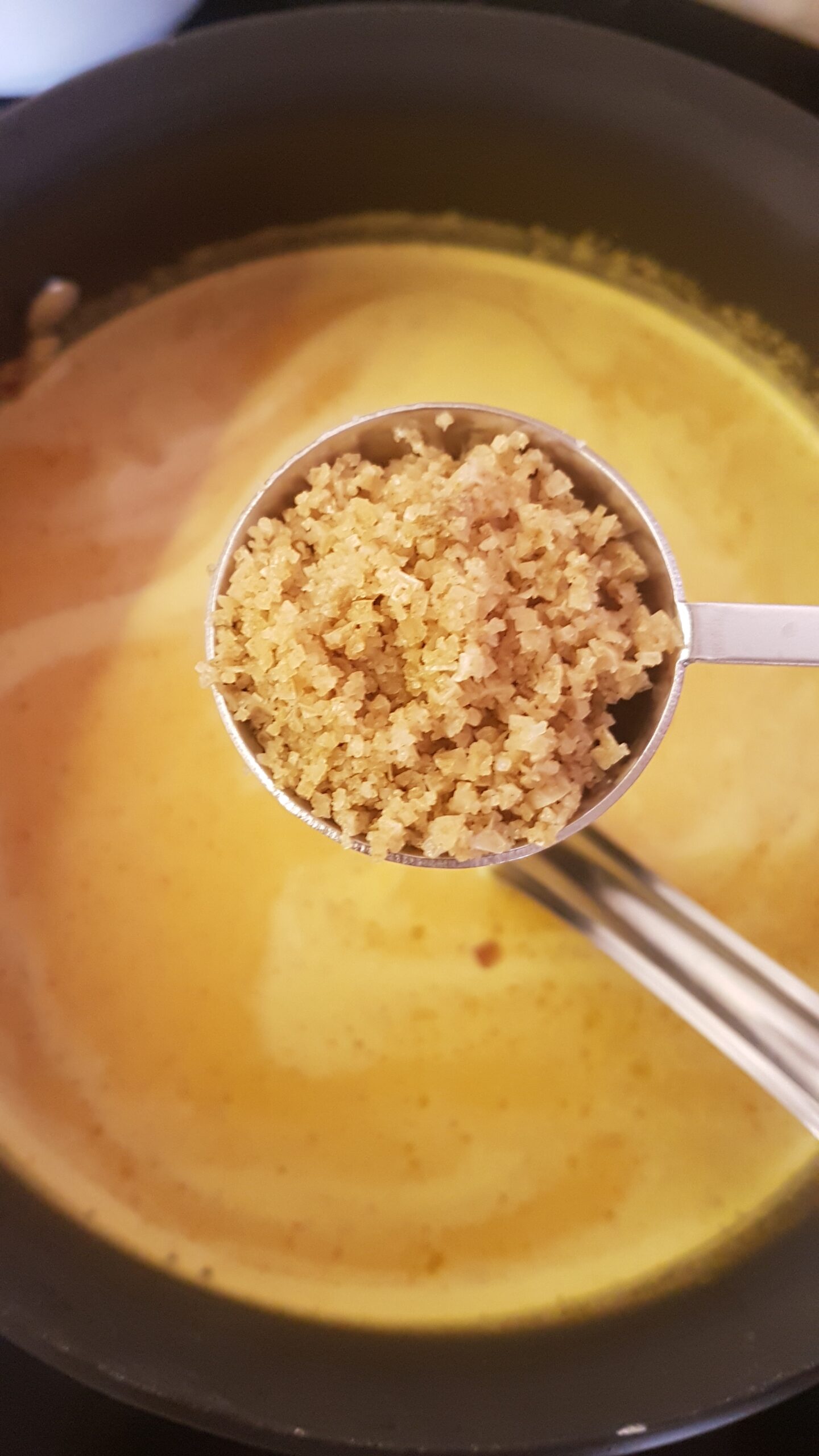 Adding salt to gravy