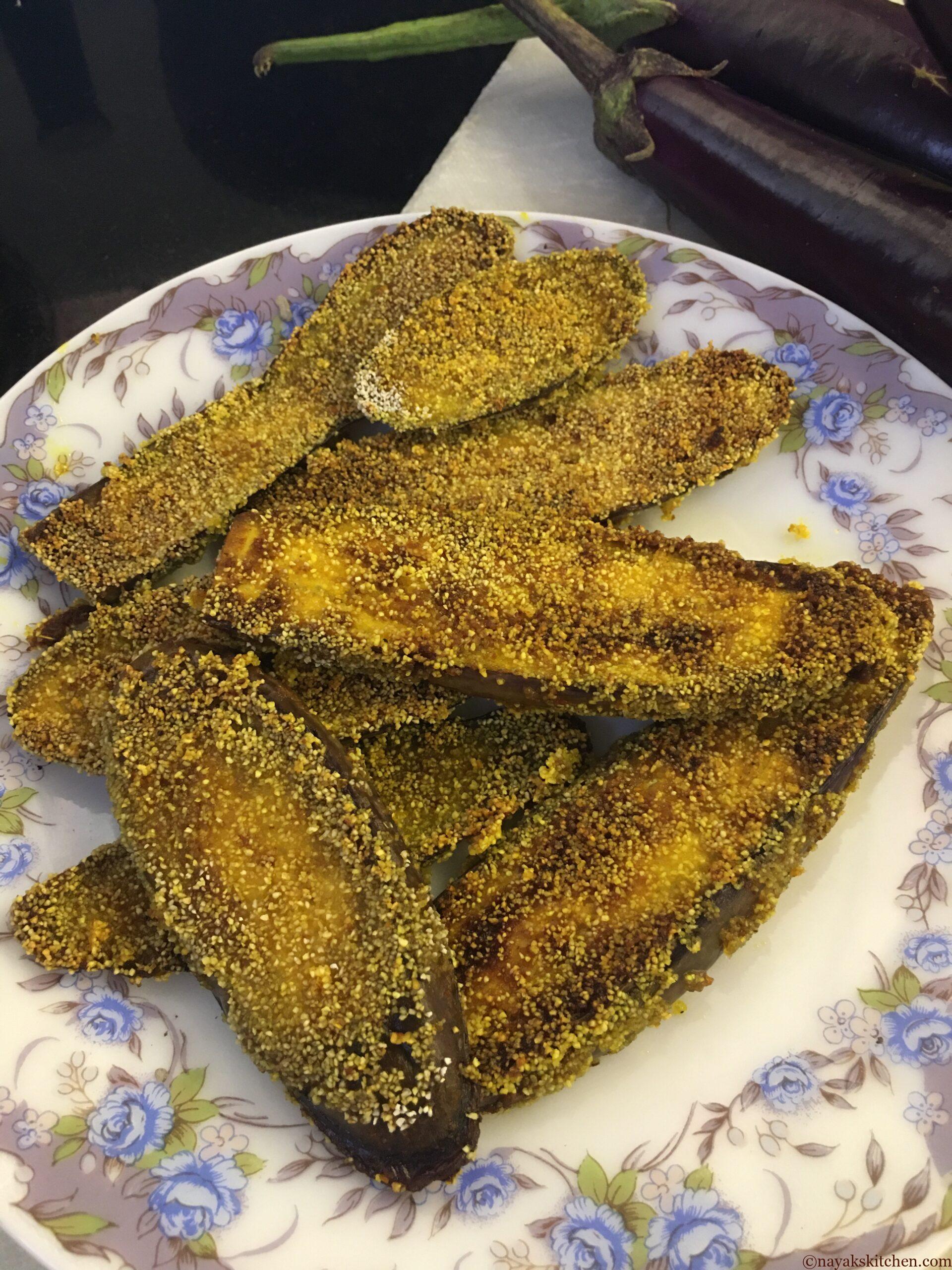 Crisp Brinjal Fry
