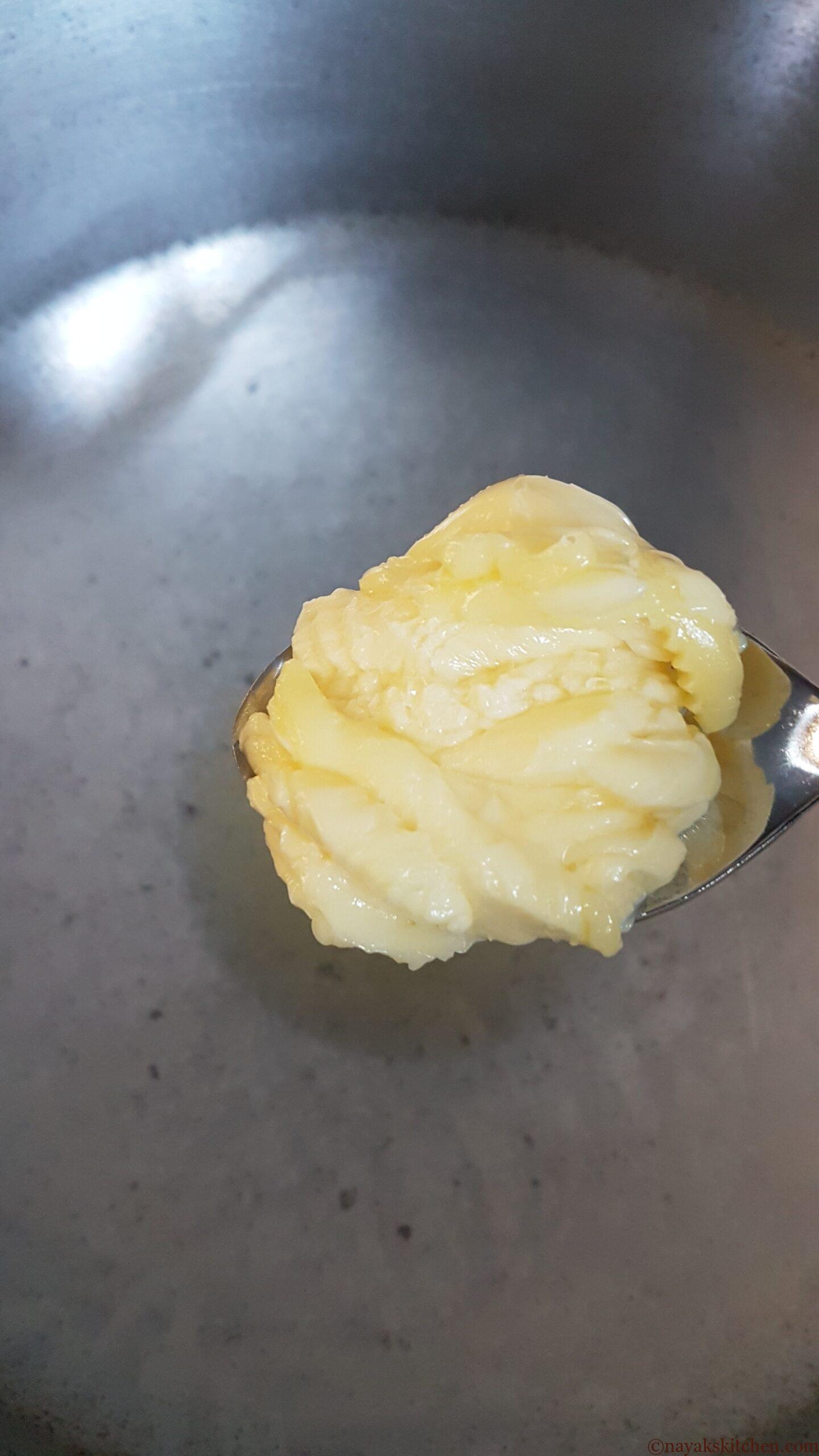 Add butter