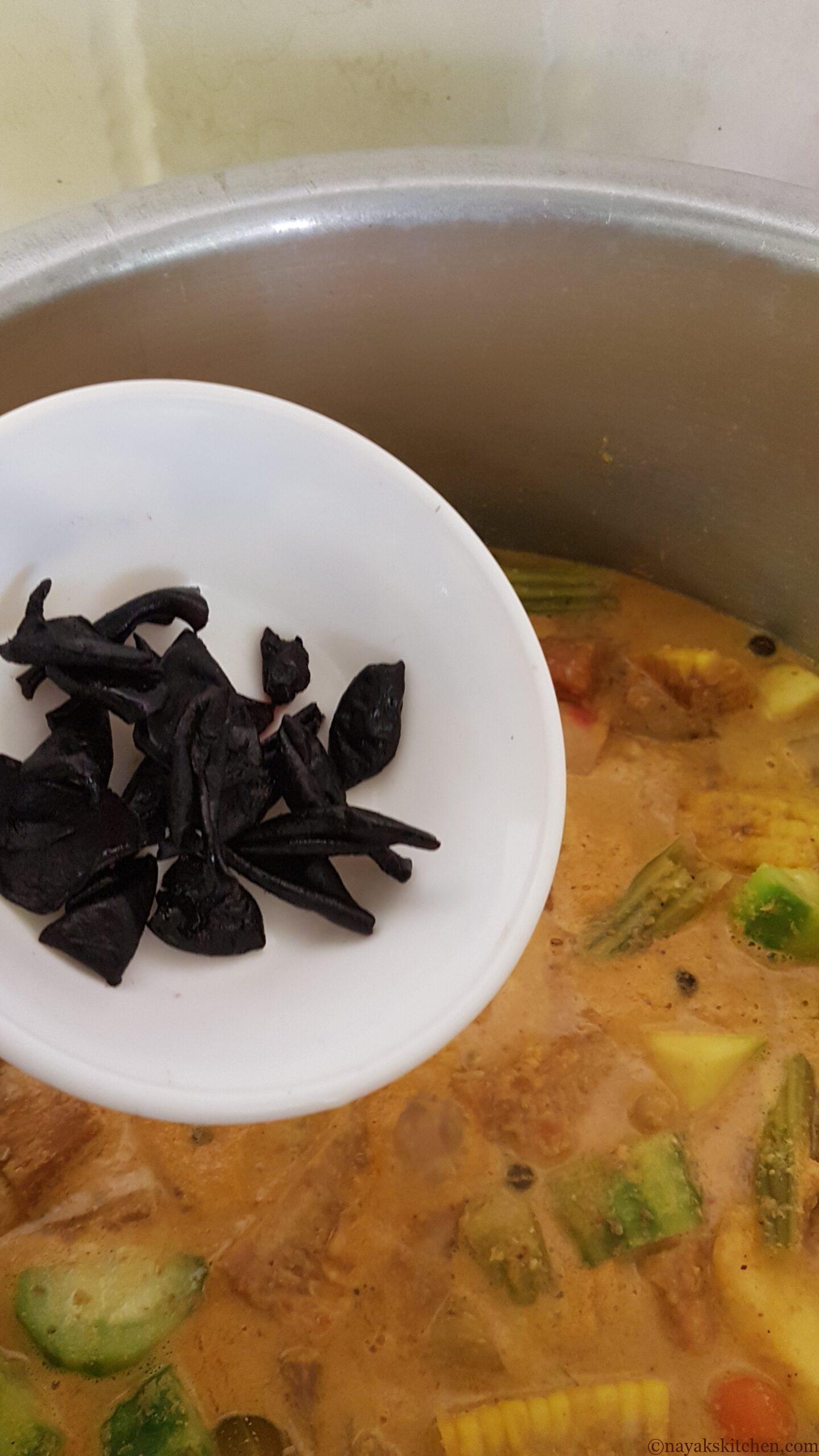 Adding kokum to Khatkhate