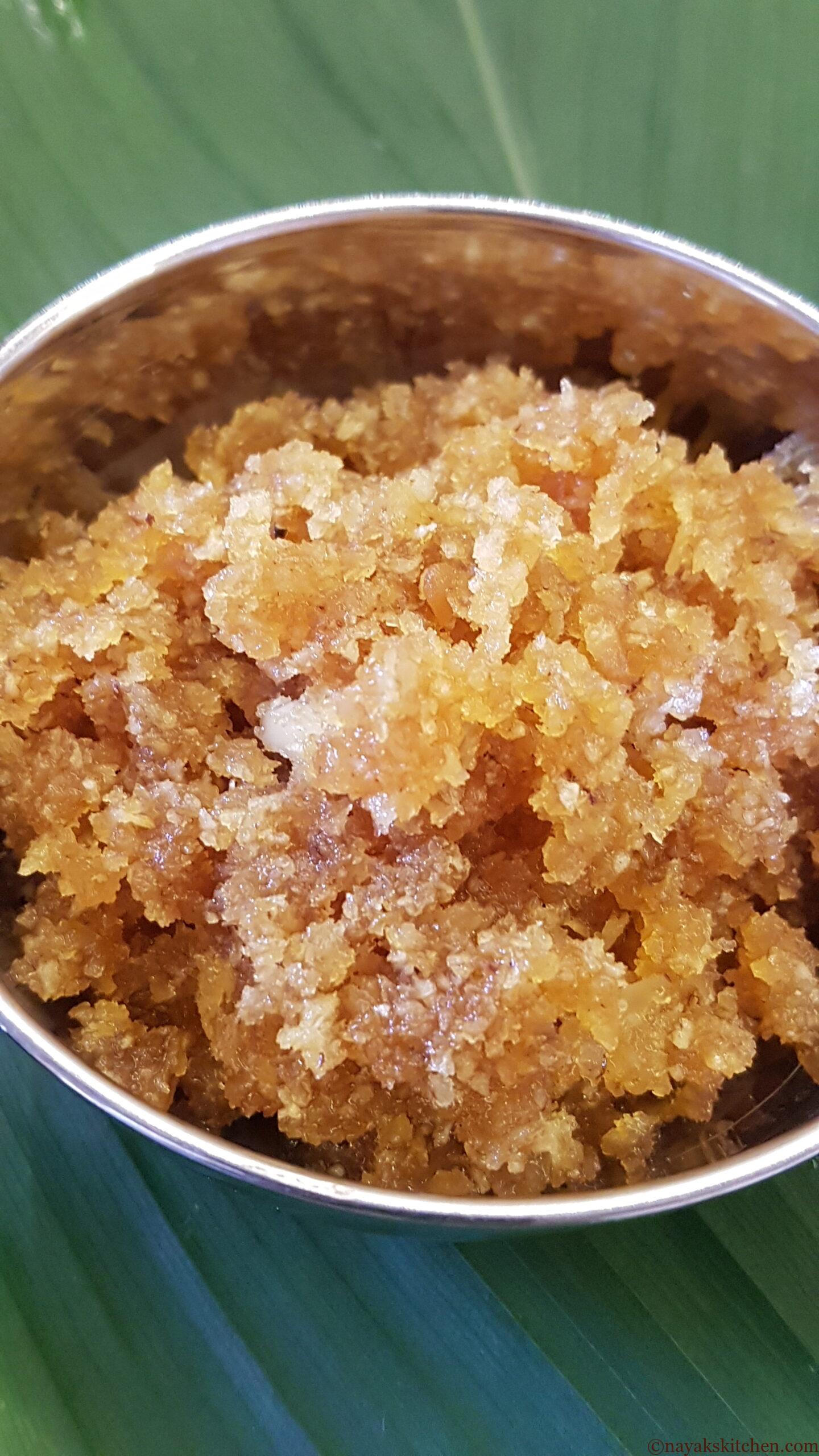 Stuffing for Ukdiche Modak