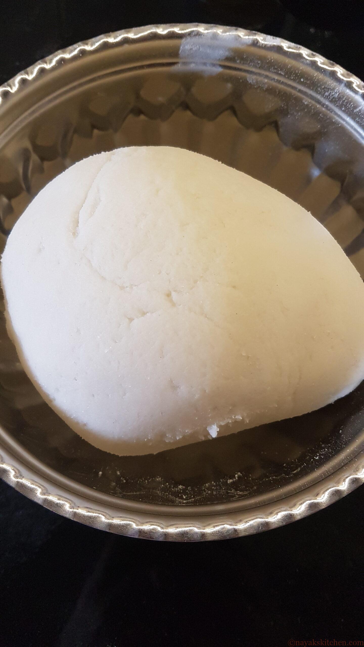 Rice flour dough