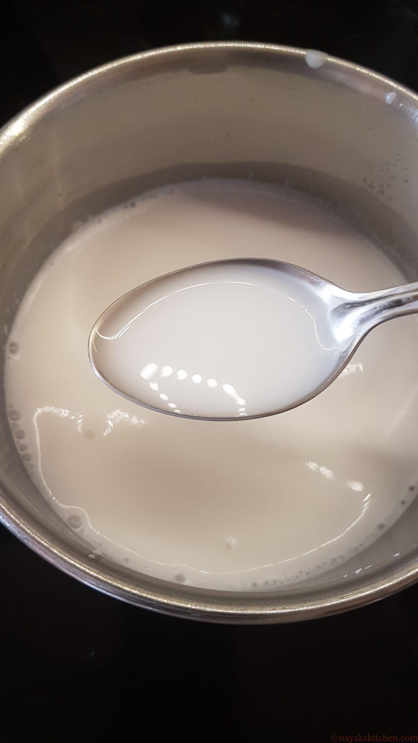 Thin coconut milk for rosatle fov