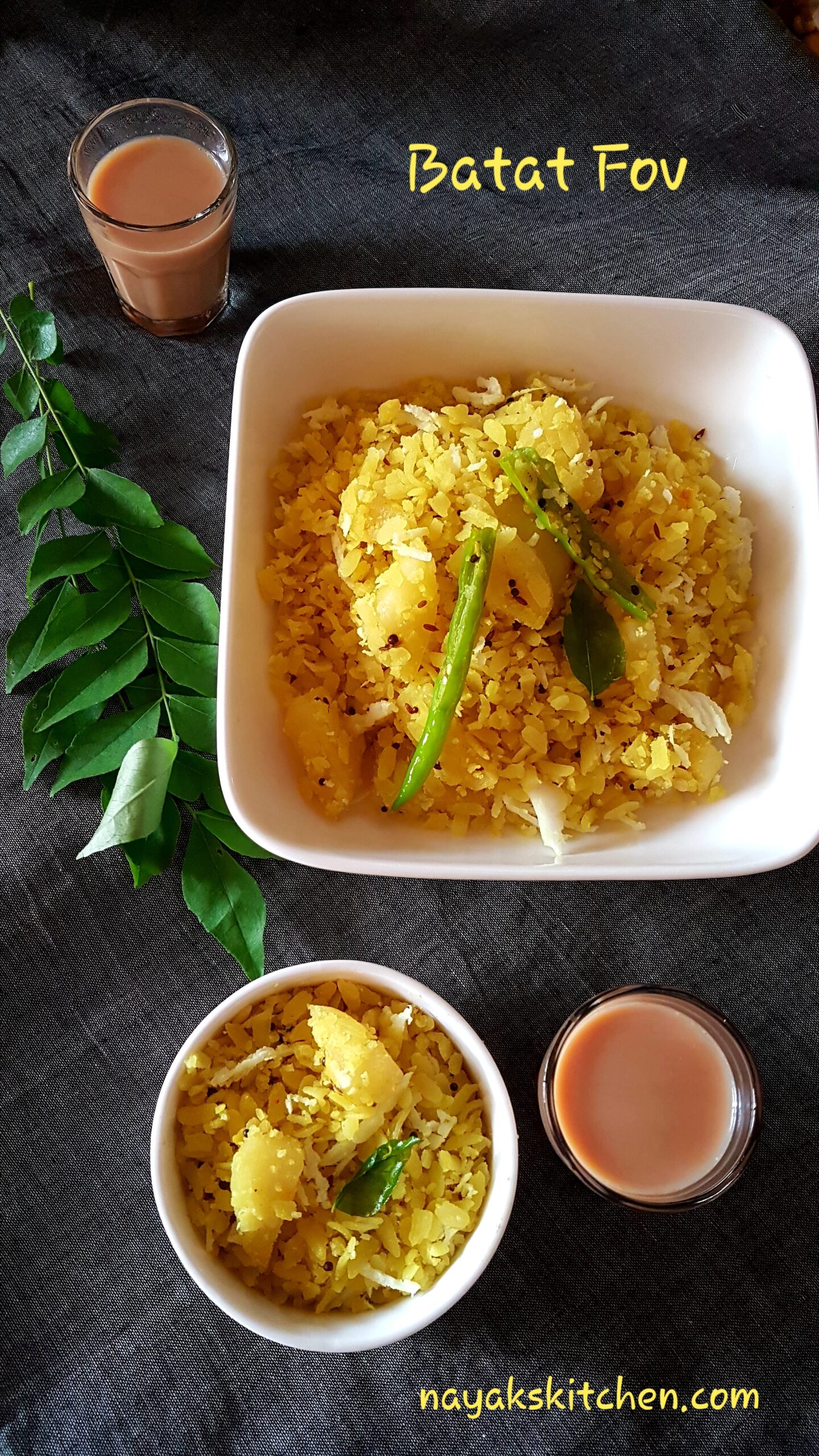 Potato Poha/Batat Fov
