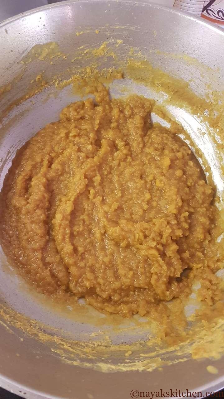 Puran mixture becoming dry