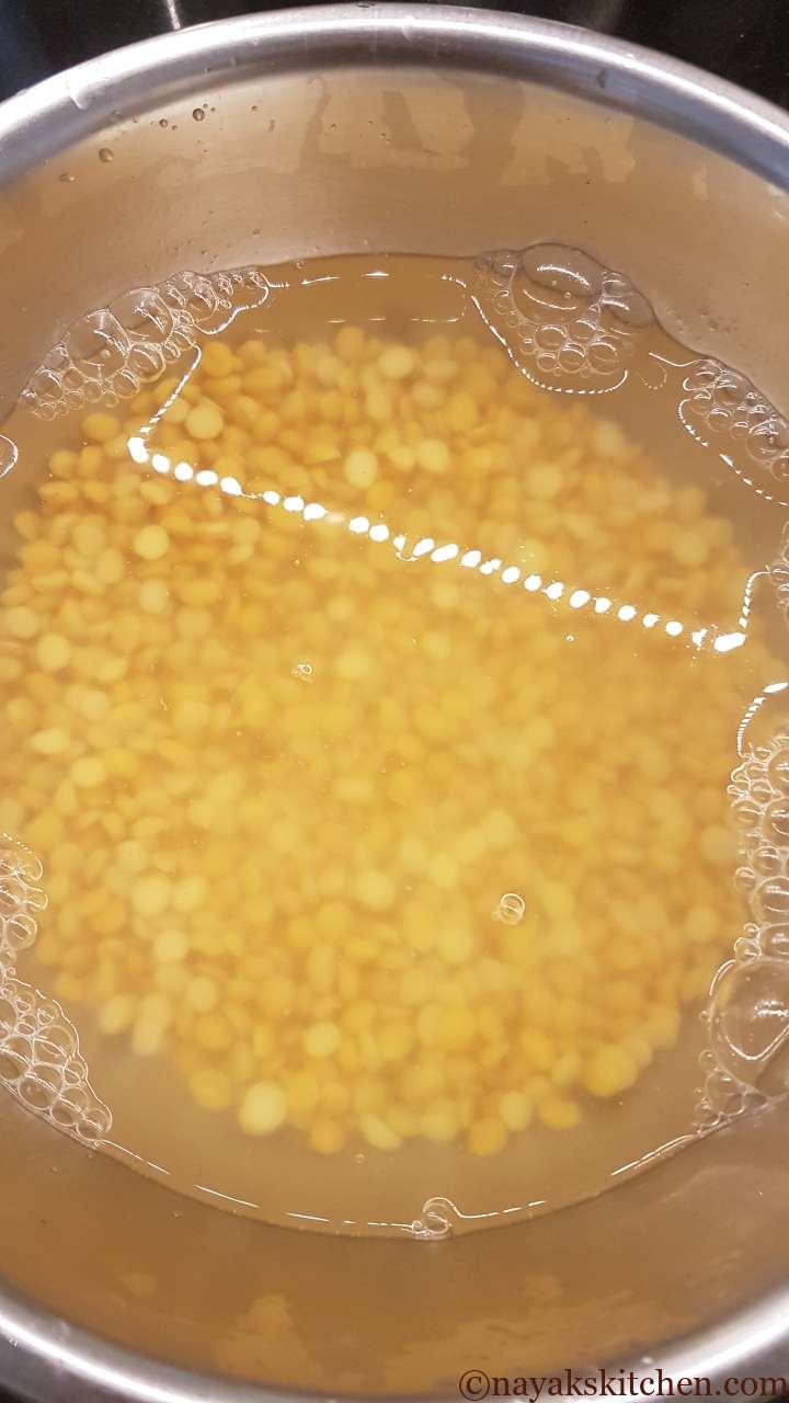 Soak chana dal