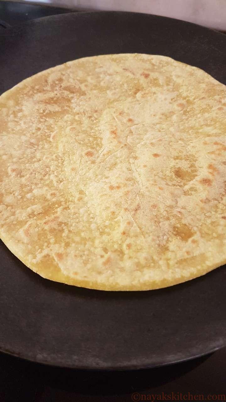 Flipping and frying other side