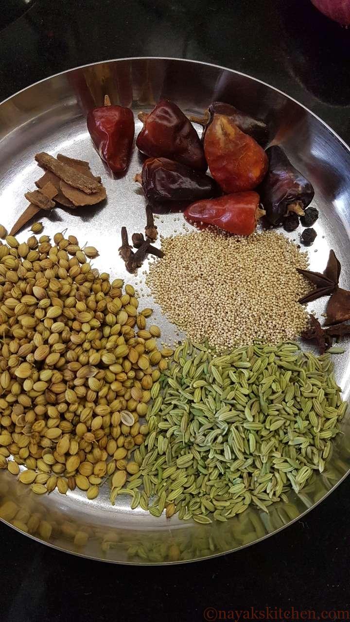 Spices for Kaju Tonak