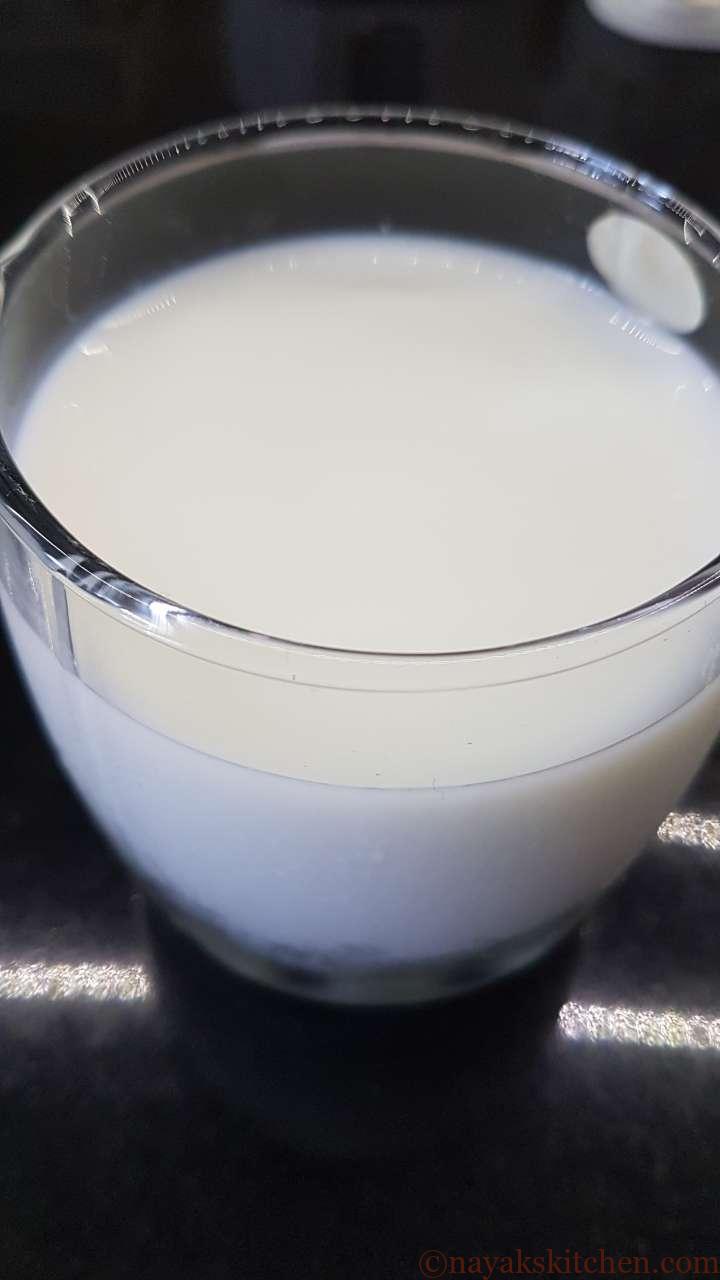 Chilled milk