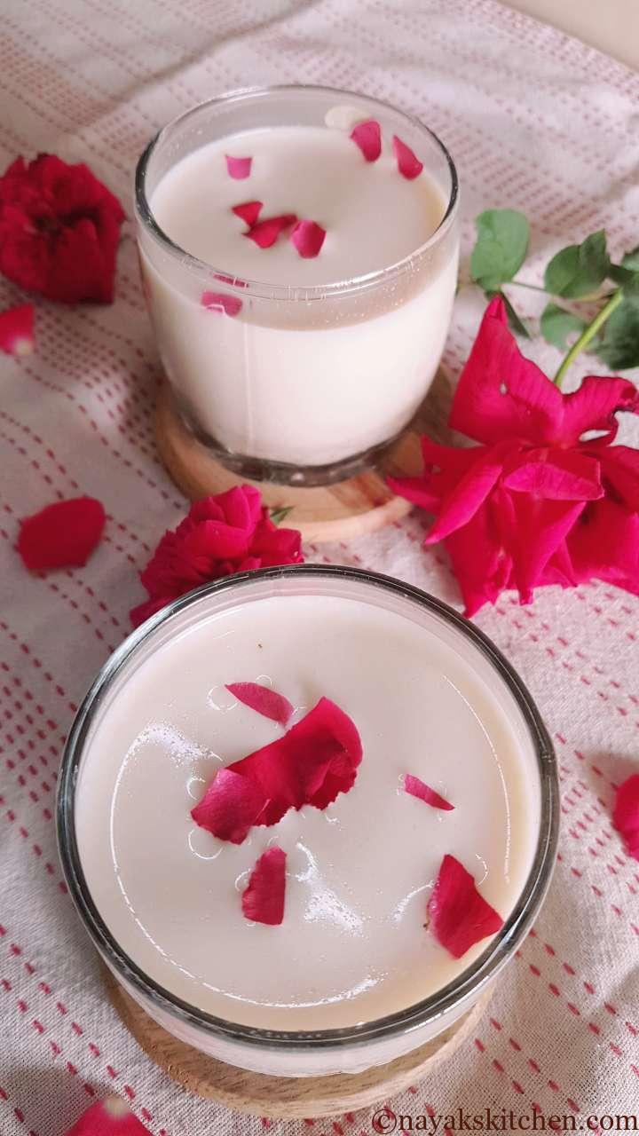 Gulkand Milk