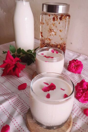 Delicious Gulkand Milk