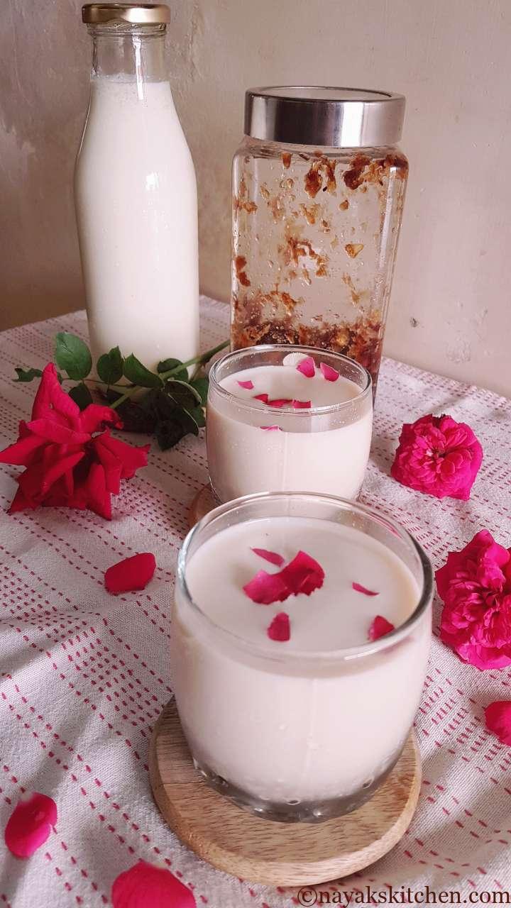 Delicious Gulkand Milk