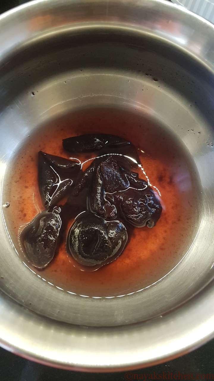 Soaked kokum