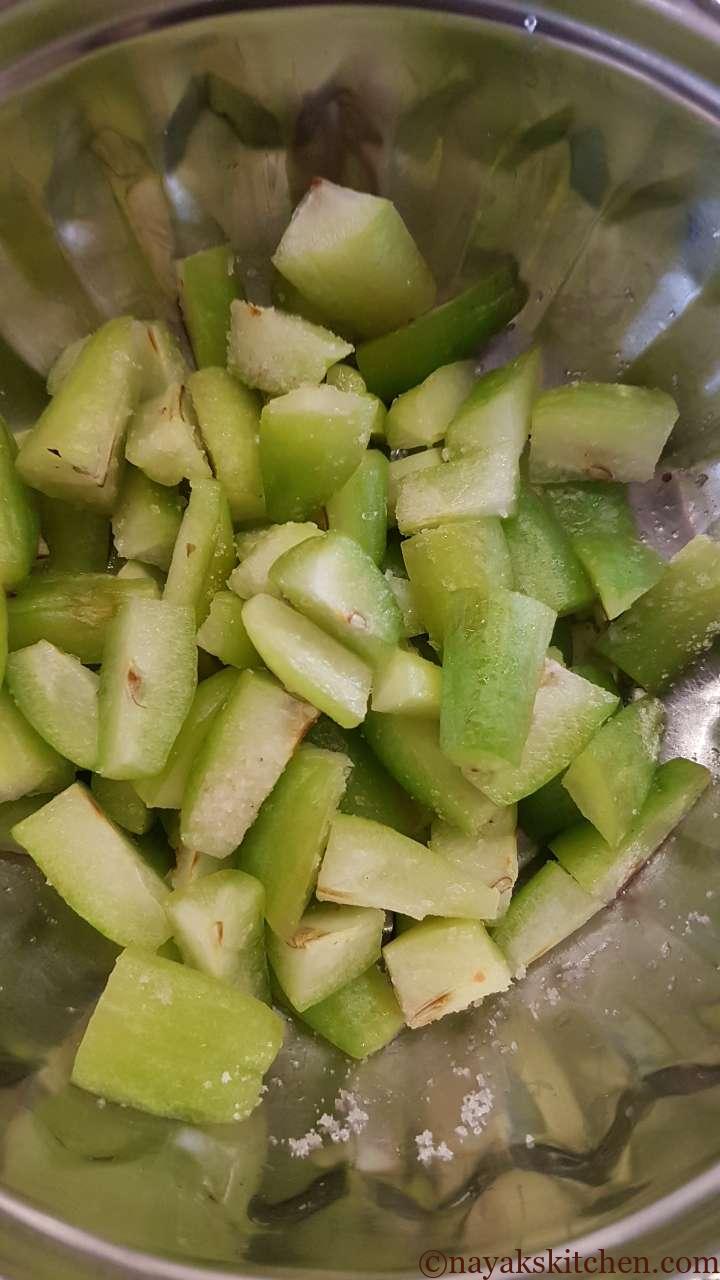 Mixing everything well