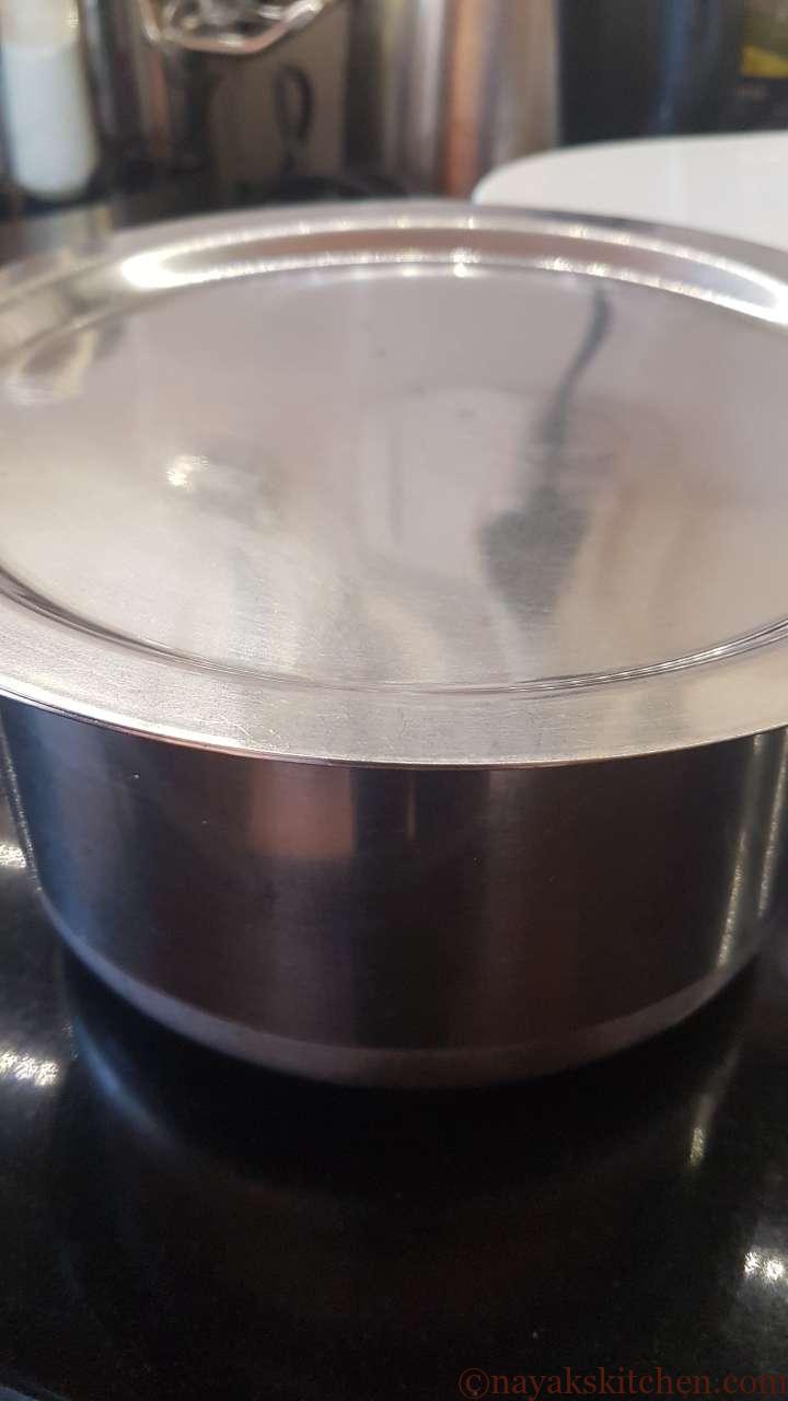 Keeping batter covered for 30 mins