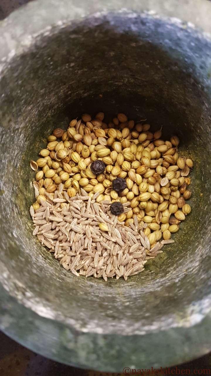 Kashaya spice ingredients