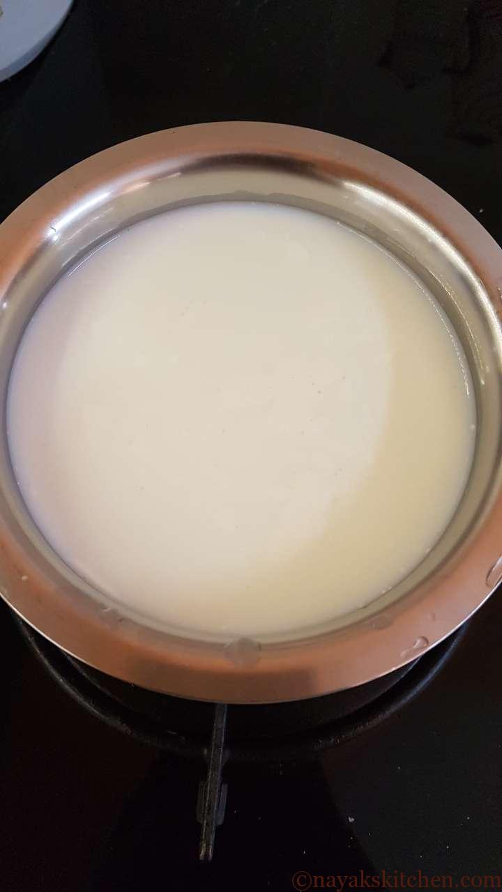 Heating milk