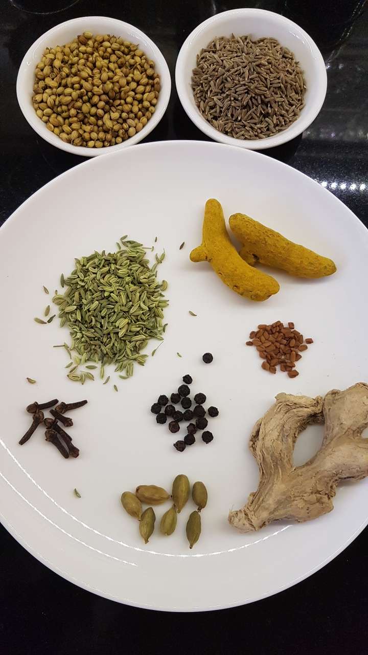 Kashaya powder ingredients