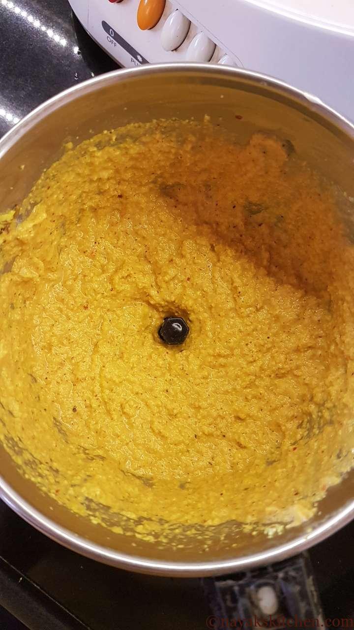 Ground masala for clam curry