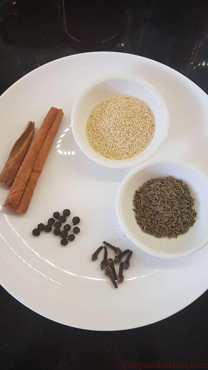 Chicken Cafreal ingredients/spices