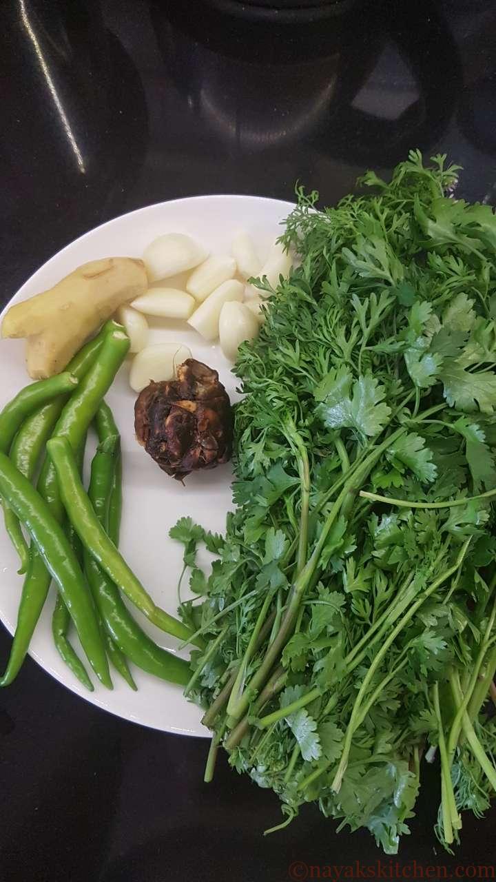 Chicken Cafreal Ingredients