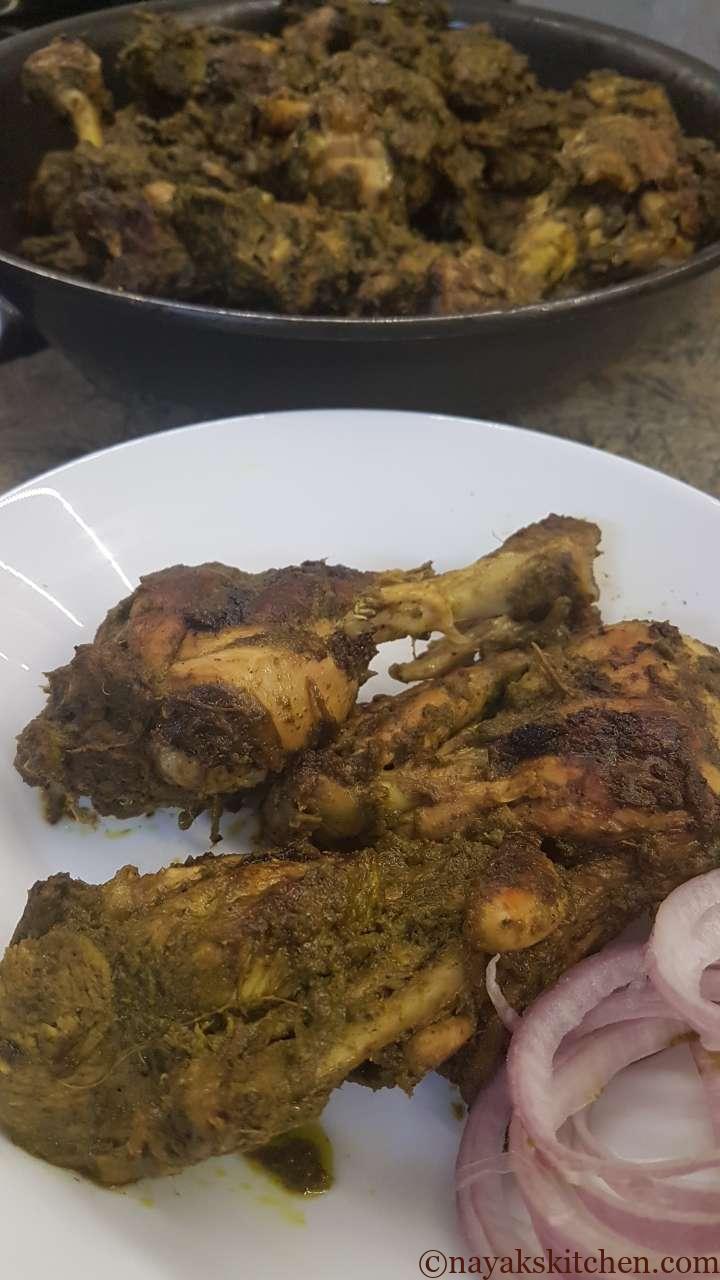 Goan chicken cafreal