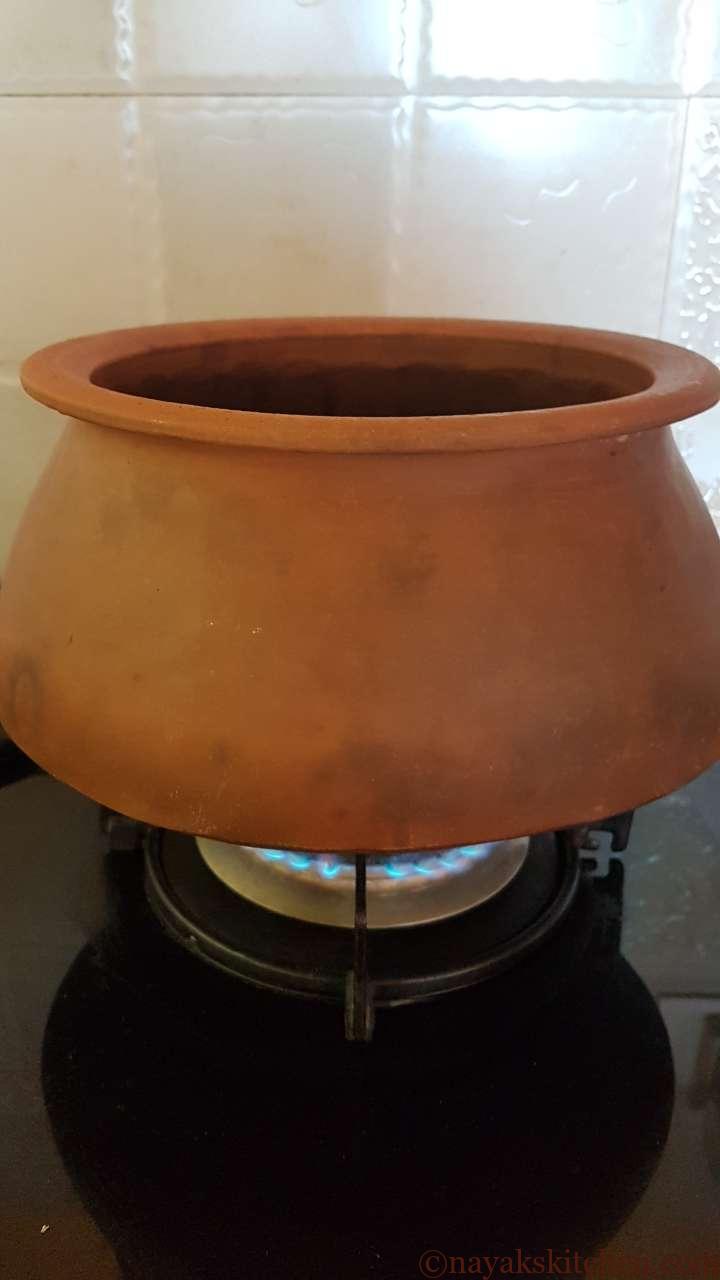 Heating oil in a mud pot
