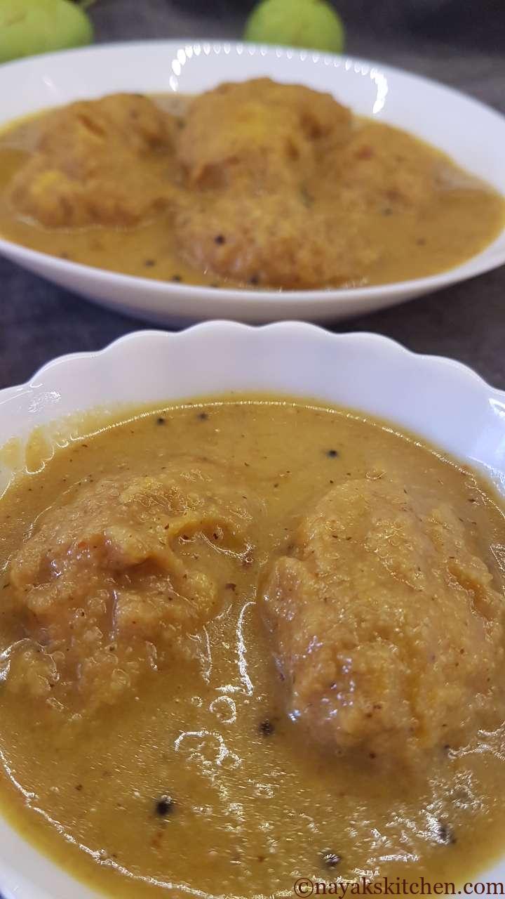 Ripe mango curry (Ghotan Sasav)