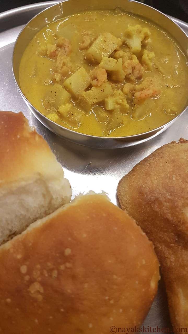 Sungta Bhaji-Pav