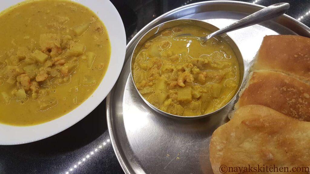 Sungta Bhaji (prawns gravy)