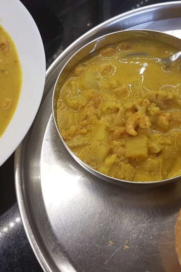 Sungta Bhaji (prawns gravy)