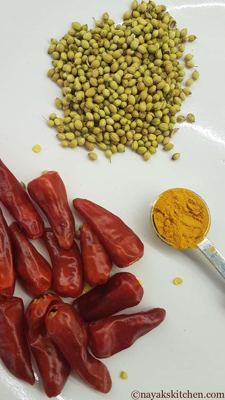 Spices for goan prawn curry recipe